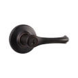 Kwikset KWI-405DNL-S Dorian Lever Entry Door Lock SmartKey with 6AL Latch and RCS Strike