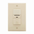 Eaton OS106D1-V occupancy sensor and dimmer, Dimmer sensor, Flush, 120V, Wire leads, Maintained closure, Ivory, Incand, MLV, halo, 1-pole, 1-phase, 1000 sq ft, Occupancy, 600W 711077