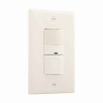 Eaton OS306U-A occupancy sensor switch, No neutral required, Flush, 120V, Wire leads, Maintained closure, Almond, Incand, MLV, ELV, Flrsnt, CFL, LED, halo, 1-pole, 3-way, 1-phase, 450 sq ft, Occupancy, 600W 722172