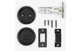 Kwikset 335 (Round) Privacy Pocket Door Lock – Round Design, Secure Interior Hardware