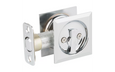 Kwikset 335SQT Square Pocket Door Lock – Privacy Function, Interior Use