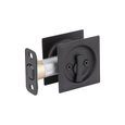 Kwikset 335SQT Square Pocket Door Lock – Privacy Function, Interior Use