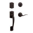 Kwikset Kwikset CP818PTHXTNL SMT Prescott Handleset and Tustin Lever with Smartkey KWI-CP818PTHTNL-S