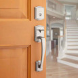 Kwikset Kwikset CP818PTHXTNL SMT Prescott Handleset and Tustin Lever with Smartkey KWI-CP818PTHTNL-S