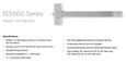 Dexter Dexter ED1500 Series Grade 1 Fire Rated Rim Exit Devices DEX-ED1500-F-R Dexter Dexter ED1500 Series Grade 1 Fire Rated Rim Exit Devices DEX-ED1500-F-R