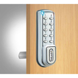 Codelocks KL1200 KitLock Locker Lock, Silver Gray Finish