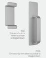 Precision Hardware Inc (PHI) 5202 Series - Dummy Trim, Surface Vertical Rod Exit Device, Reversible