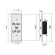 MS Sedco MS Sedco 59J Series Jamb Style Push Plate Switches MSS-59J