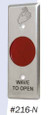 MS Sedco MS Sedco 216 Series Infrared Touchless Switches MSS-216