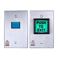 ROFU 9300 DPDT Blue Single Push Button, Momentary, 0.5A/250VAC