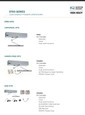 Norton Rixson 5700 Series Low Energy Power Operators spec sheet showing 5740K3 ADA Kit contents: operator, cover, push and pull arms, two ADA1019-1 wall switches, two 548 transmitters, 539 receiver, and 5700PC power cord