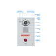 Aiphone Aiphone IX-DVF RA - IP Video Emergency Station, SIP Compatible, ADA Compliant IX-DVF-RA