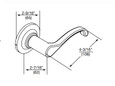 Yale Residential Yale YH Collection McClure Passage Door Lever YR11MC