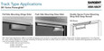 Sargent Sargent 281 Series - Powerglide Cast Iron Surface Door Closer for Track Type Applications SGT-281T