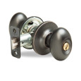 Yale New Traditions Terra Single Cylinder Keyed Entry Door Knob Set With Round Rose