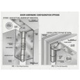 BEST BEST CB223 Stainless Steel Concealed Bearing Heavy Weight Pivot Reinforced Hinge For Beveled Edge Doors BEST-CB223