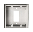 Aiphone SBX-2G/A - Stainless Steel Surface Mount Box for 2-Gang Sub Stations