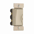 Eaton 9531DS slide dimmer, No neutral required, #14 -12 AWG, Flush, 120 Vac, Back and side, Maintained, Desert sand, 60 Hz, ELV, Single-pole, Three-way, Single-phase, Polycarbonate, 600W 646003