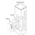 Aiphone Aiphone TW-SPL - Door Station Adaptor Plate for Towers TW-SPL