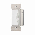 Eaton 9531WS slide dimmer, No neutral required, #14 -12 AWG, Flush, 120 Vac, Back and side, Maintained, White satin, 60 Hz, ELV, Single-pole, Three-way, Single-phase, Polycarbonate, 600W 646027