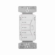 Eaton 9591AW Aspire hour timer, 1, 2, 4, 8, 12 hour default time settings, 15A, 120V, Wire leads, Five button, Alpine white, Load type: Incandescent, halogen, MLV, ELV, fluorescent, CFL, LED, Single-pole, Polycarbonate, 1800W