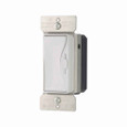 Eaton 9530AW slide dimmer, No neutral required, #14 -12 AWG, Flush, 120 Vac, Back and side, Maintained, Alpine white, 60 Hz, Incandescent, halogen, MLV, Single-pole, Three-way, Single-phase, Polycarbonate, 600W 715150