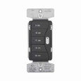 Eaton 9590SG Aspire minute timer, 5, 10, 15, 30, and 60 minute default time settings, 15A, 120V, Wire leads, Five button, Silver granite, Load type: Incandescent, halogen, MLV, ELV, fluorescent, CFL, LED, Single-pole, Polycarbonate, 1800W