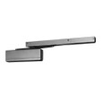 Sargent 2409 Series Fire Guard Electromechanical Single Point Hold Open Door Closer – pull side regular arm, sprayed aluminum enamel finish, product-only view