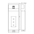 Aiphone Aiphone WB-HE - Wall Box with Hooded Light and Emergency Lettering WB-HE