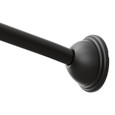 Moen CSR2160 Series Adjustable Curved Shower Rod Matte Black