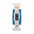 Eaton AH1201B Arrow Hart industrial grade toggle switch, #14-10 AWG, 15A, Industrial, Flush mount, 120/277V, Back and side, Screw, Brown, Single-Pole, Single-Pole, Brass, Polycarbonate