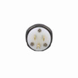 Eaton AH5266 Arrow Hart ultra grip straight blade plug, #18 - #12 AWG, 15A, Industrial, 125V, Back wire, Black, Brass, Nylon, 5-15P, Two-pole, three-wire, grounding, Screw, 0.33-0.66", Nylon, Core pack