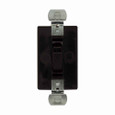 Eaton AH4361 manual motor controller, #14-10 AWG, 10A, Industrial, 600/250V, Back and side, Maintained, Maintained contact, Black, Open, Two-pole, Three-position, Single-phase, Toggle switch, Back and side screw, Double-throw, Thermoset Plastic