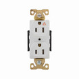 Eaton AHIG5262W Arrow Hart extra heavy-duty industrial specification grade duplex receptacle,#14-10 AWG,15A,Flush,125V,Back and side,White,Brass,High-impact nylon face,Glass-filled nylon base,5-15R,Screw,Core pack,Isolated ground Eaton AHIG5262W Arrow Hart extra heavy-duty industrial specification grade duplex receptacle,#14-10 AWG,15A,Flush,125V,Back and side,White,Brass,High-impact nylon face,Glass-filled nylon base,5-15R,Screw,Core pack,Isolated ground