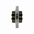 Eaton AHMC360L manual motor controller, Switch only, #4 AWG, 60A, Industrial, Panel, 600V, Side wired box lug, Maintained contact, Black, Open, Three-pole, Three-phase, Toggle switch, Copper-alloy terminal, Single-throw, Glass-filled nylon