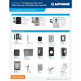 Aiphone JOS-1F - Entry Security Intercom Box Set with Vandal Resistant, Flush Mount Door Station, 7" Touchscreen (JO-DVF, JO-1MD, PS-1820UL)