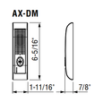 Aiphone AX-DM - Mullion Mount Audio Door Station
