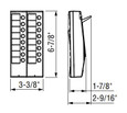 Aiphone Aiphone AX-16SW - AX Series Master Station Add-On Selector for 16 Doors/Sub Stations AX-16SW