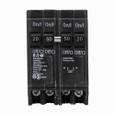 Eaton BQC2502120 BR thermal magnetic circuit breaker,Type BQC 1-Inch CTL plug-on circuit breaker,Includes rejection tab feature,(2) Four-Pole 20 A, (1) Two-Pole 50 A,10 kAIC,Four-pole,120/240V,BQC,Common breaker trip,#14-4 AWG Cu/Al,BQC