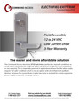 Command Access Command Access ET25 Electrified Exit Trim, Standard Keyway CAT ET25
