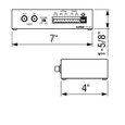 Aiphone AXW-AVT - Audio Video Adaptor for 3rd Party Transmission Equipment (Transmitter)