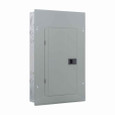 Eaton BRP20BC100 Plug-on neutral main circuit breaker loadcenter,100A,X3,Copper,Cover included,NEMA 1,Metallic,10kAIC,BR2100,40 circuits,Single pole,20 spaces,Two hots, a neutral, and a ground,Single-phase,Gray,Combination,NEMA 1,Type BR 1-inch break
