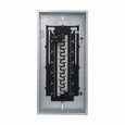 Eaton BRP30B125 BR main breaker loadcenter, Plug-on neutral main circuit breaker loadcenter, 125 A, Aluminum, Cover included, NEMA 1, Metallic, 10kAIC, BR2125, 60 circuits, Single pole, 30 spaces, Two hots, a neutral, and a ground, Single-phase