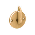 Schlage Commercial 09-544 ADA Thumbturn, L Series Rose Trim, 606 Satin Brass finish, front view