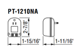 Aiphone PT-1210NA /1211CA - AC Plug-In Transformer
