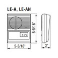 Aiphone Aiphone LE-A/AN - Surface Mount Sub Station AIP-LE-A