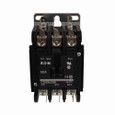 Eaton C25DNJ340A definite purpose contactor, Quick, 50A, 208-240 Vac, 50/60 Hz, 1NC,Open with metal mounting plate, 15-50A, two and three-pole, 65A, Box lugs (posidrive setscrew) and quick connect terminals , Non-reversing, 50A, Contactor, Three-pole