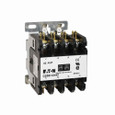 Eaton C25ENF440T definite purpose contactor, Quick, 40A, 24 Vac, 50/60 Hz, Open with metal mounting plate, 15-50A, two- and three-pole,40A,Contactor,Four-pole,50A, Box lugs (posidrive setscrew) and quick connect terminals (side-by-side), Non-reversin