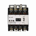 Eaton C25END4251A definite purpose contactor, Quick, 25A, 12 Vdc, Open with metal mounting plate, 15-50A, two- and three-pole, 25A, Contactor, Four-pole, 35A, Screw/pressure plate and quick connect terminals (side-by-side), Non-reversing