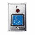 Alarm Controls Alarm Controls TS-5 - Request to Exit Station with Blue Square Push Button is labeled with ADA symbol ACT-TS-5